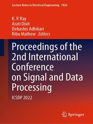 cover image of Proceedings of the 2nd International Conference on Signal and Data Processing